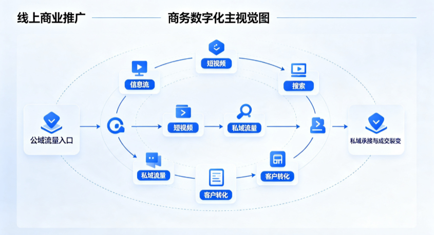 竹山县线上商业推广怎么做？全域流量闭环搭建与低成本转化实战指南