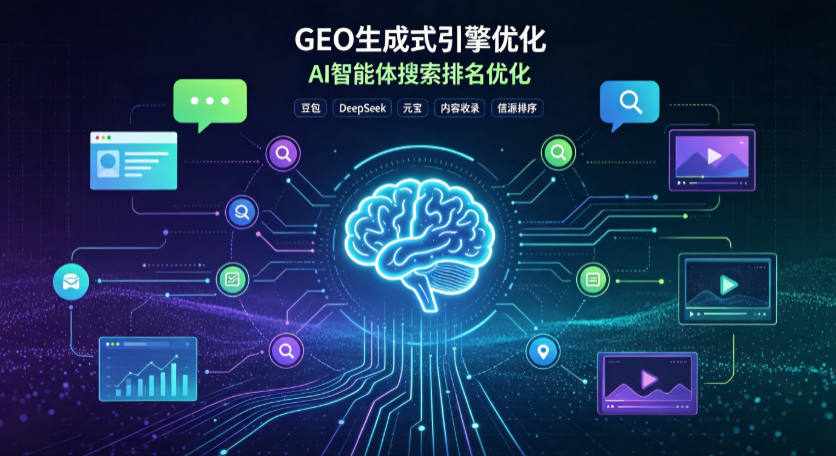 竹山县GEO 浪潮来袭：生成式引擎优化崛起，创作者争抢豆包、DeepSeek、元宝智能体流量入口
